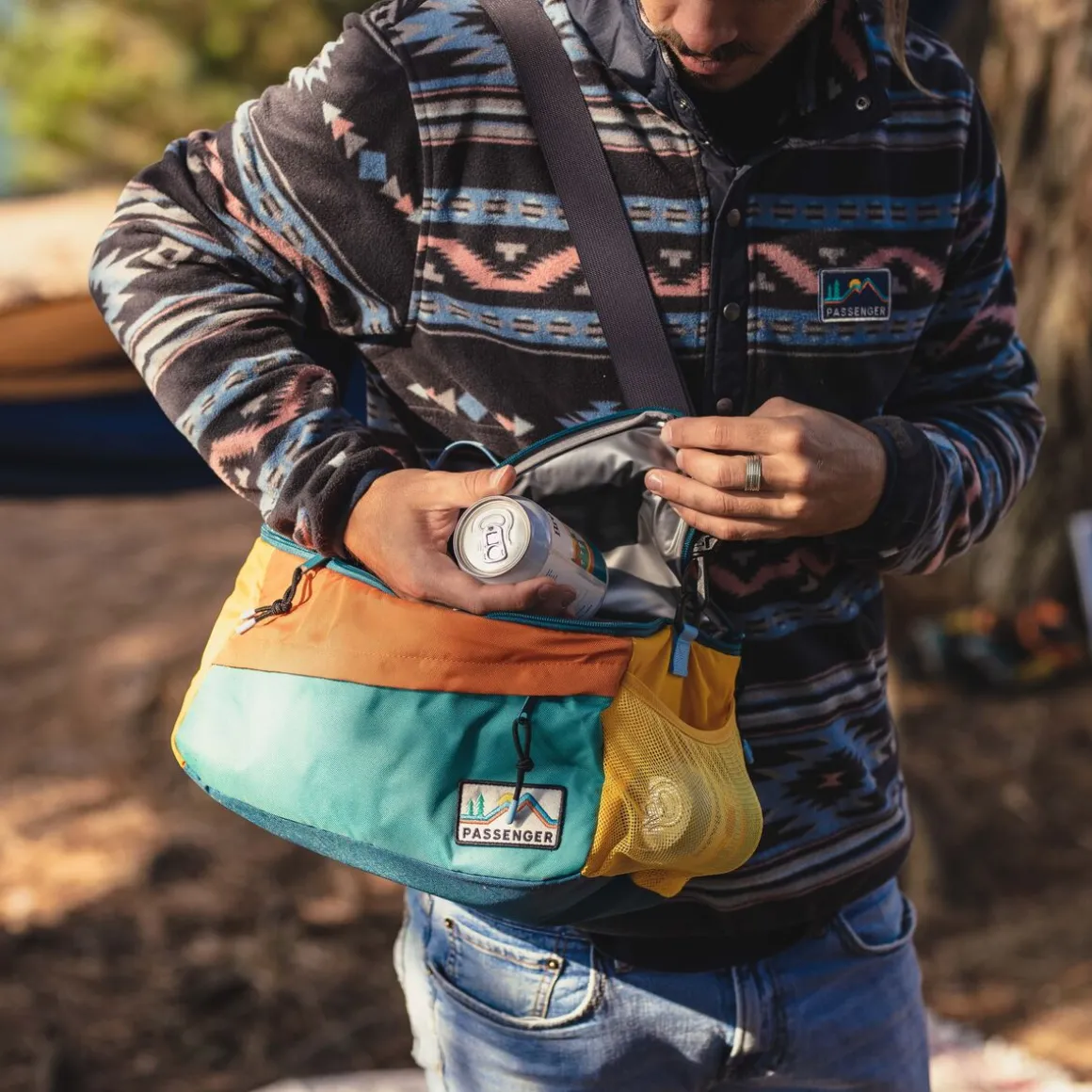 8-Pack Recycled Cooler Bag - Multi Color