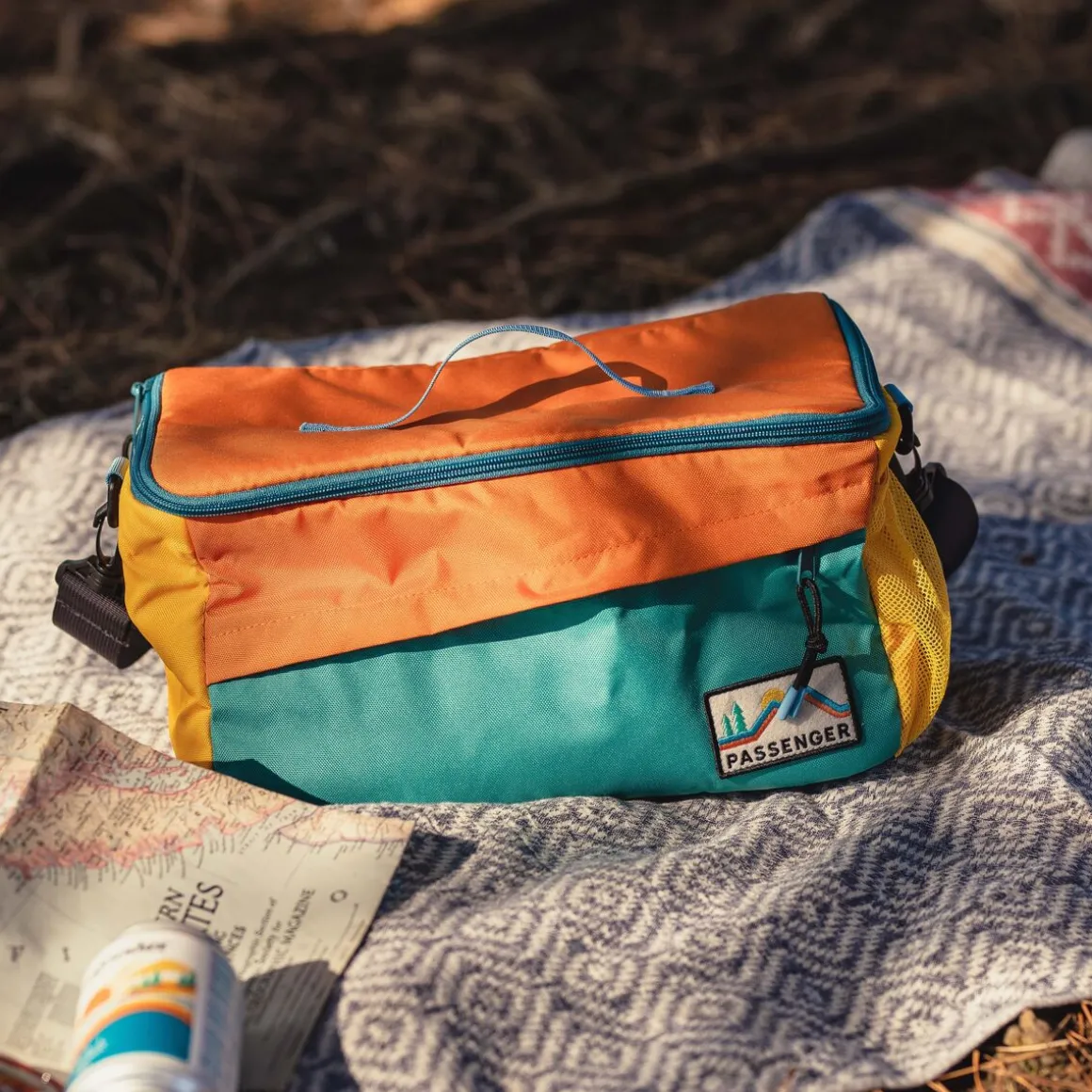 8-Pack Recycled Cooler Bag - Multi Color