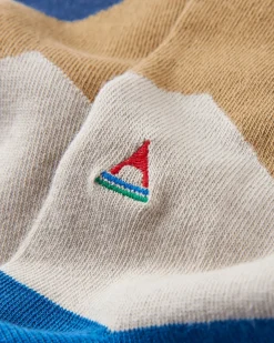 Panorama Organic Midweight Crew Socks - Scenic Toffee