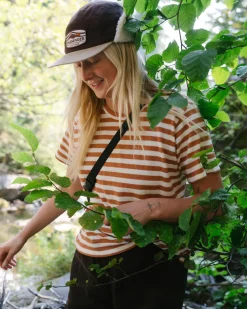 Panorama Recycled Cotton T-Shirt - Glazed Ginger