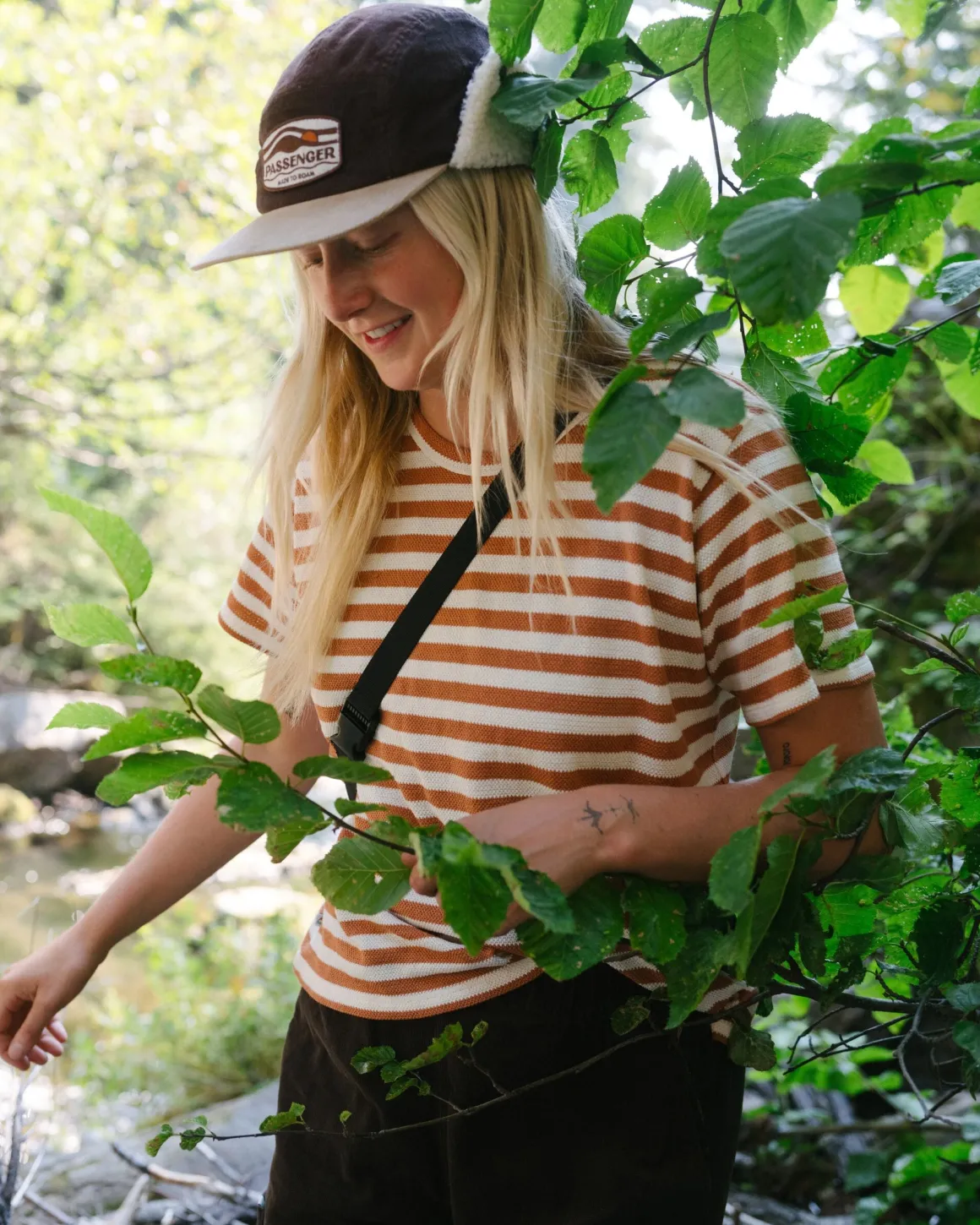 Panorama Recycled Cotton T-Shirt - Glazed Ginger