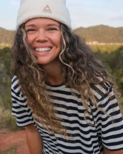 Panorama Recycled Cotton T-Shirt - Deep Navy