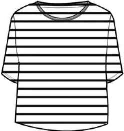 Panorama Recycled Cotton T-Shirt - Deep Navy