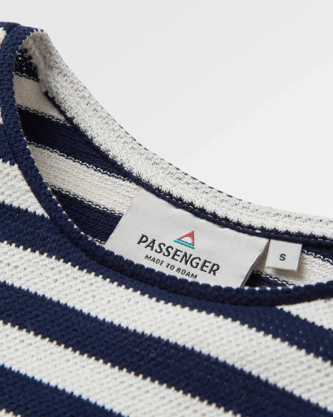 Panorama Striped Long Sleeve T-Shirt - Deep Navy