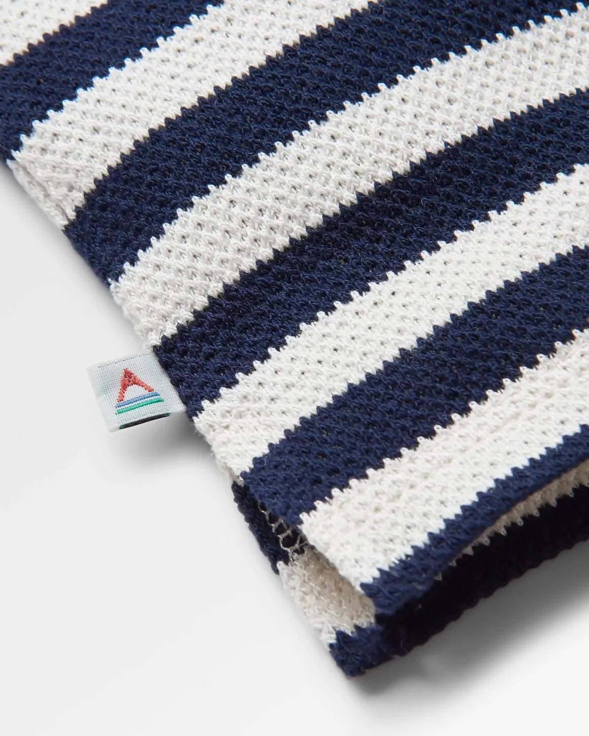 Panorama Striped Long Sleeve T-Shirt - Deep Navy