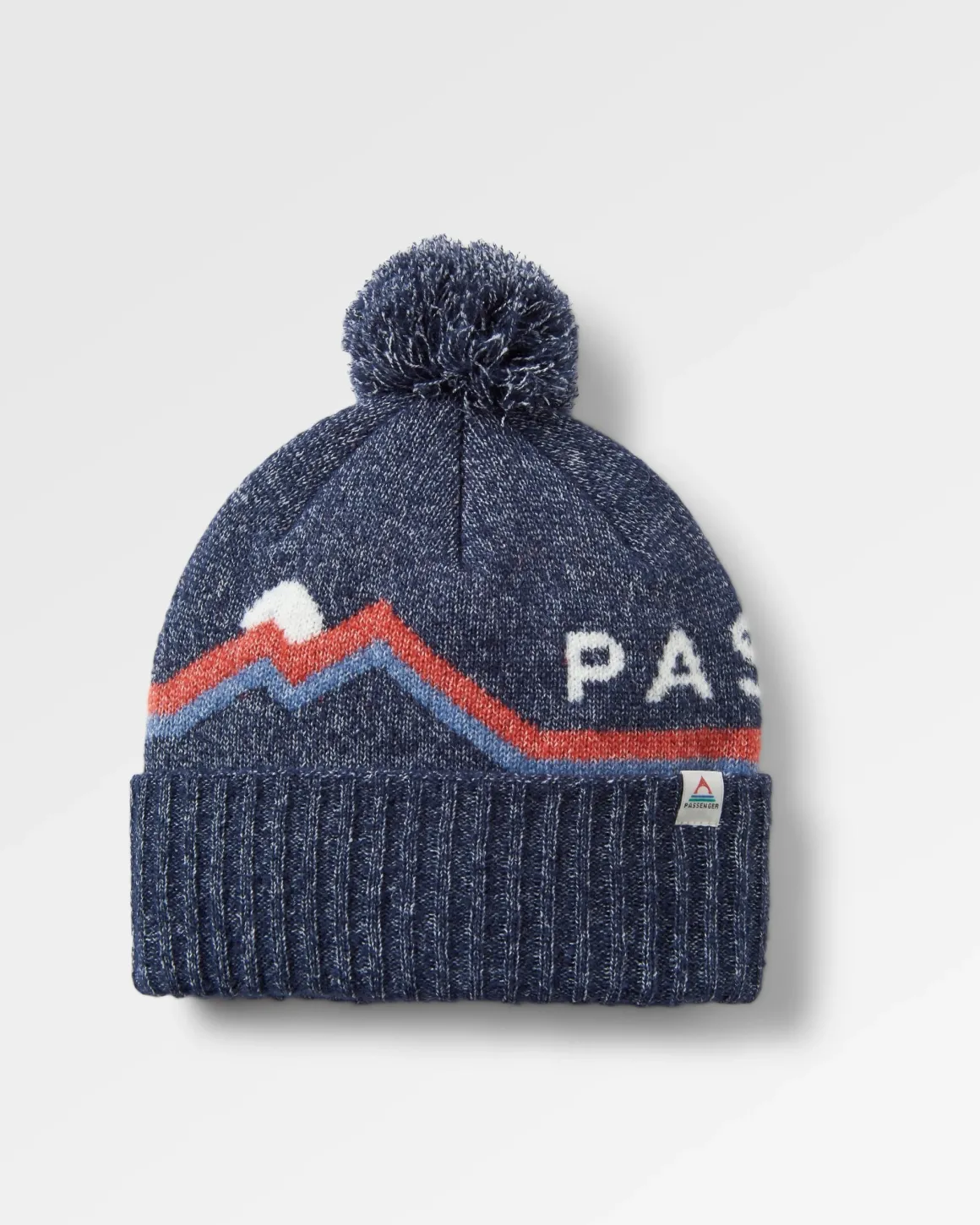 Passenger Recycled Bobble Hat - Rich Navy