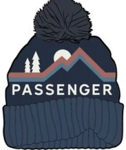 Passenger Recycled Bobble Hat - Rich Navy