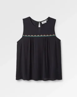 Petal Tank Top - Black