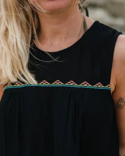 Petal Tank Top - Black