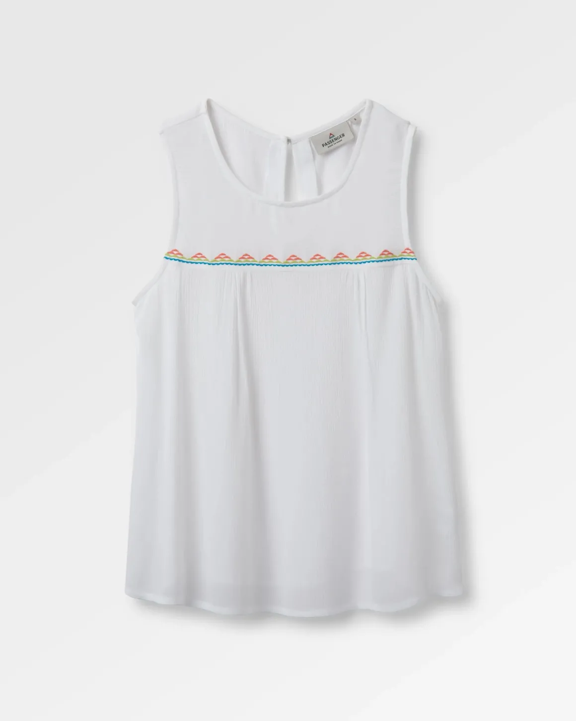 Petal Tank Top - White