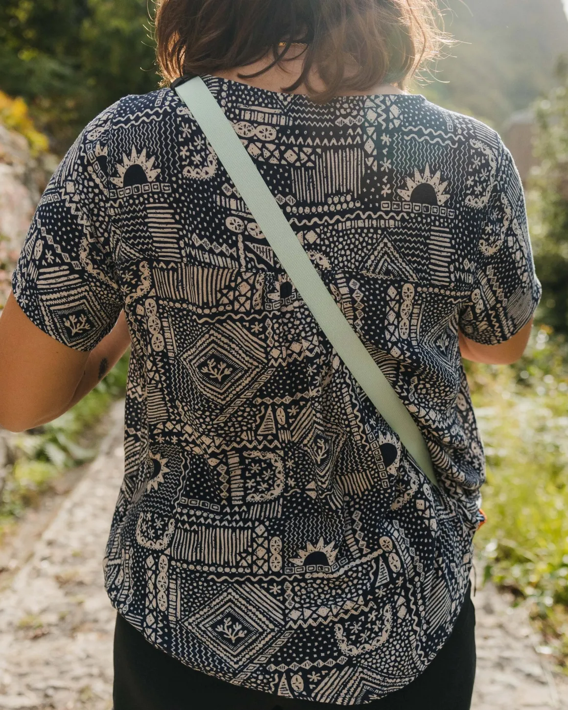 Petal Top - Vintage Patchwork Navy