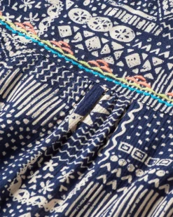 Petal Top - Vintage Patchwork Navy