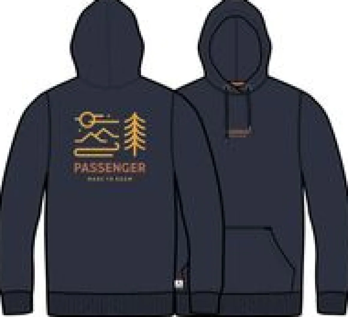 Phoenix Organic Cotton Hoodie - Deep Navy