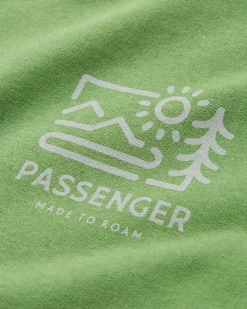 Phoenix Recycled Cotton Oversized Sweatshirt - Pear Green