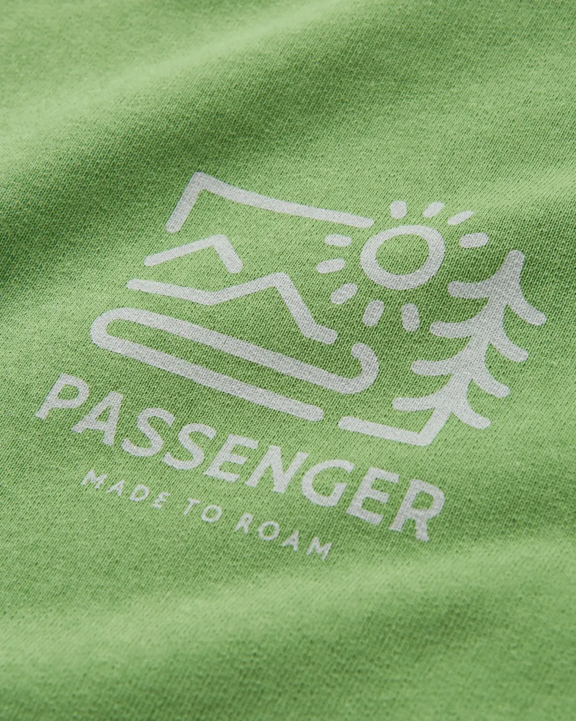 Phoenix Recycled Cotton Oversized Sweatshirt - Pear Green