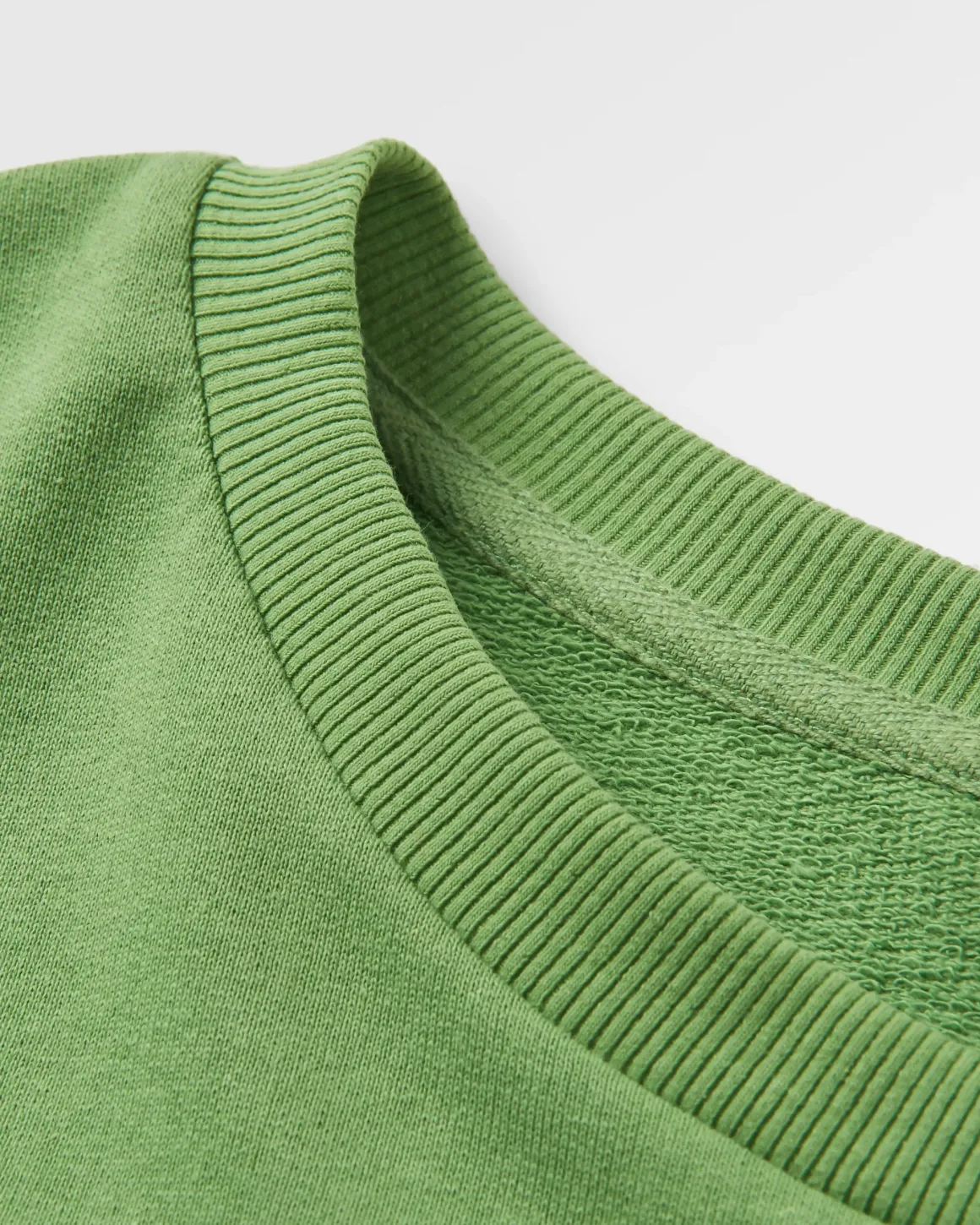 Phoenix Recycled Cotton Oversized Sweatshirt - Pear Green