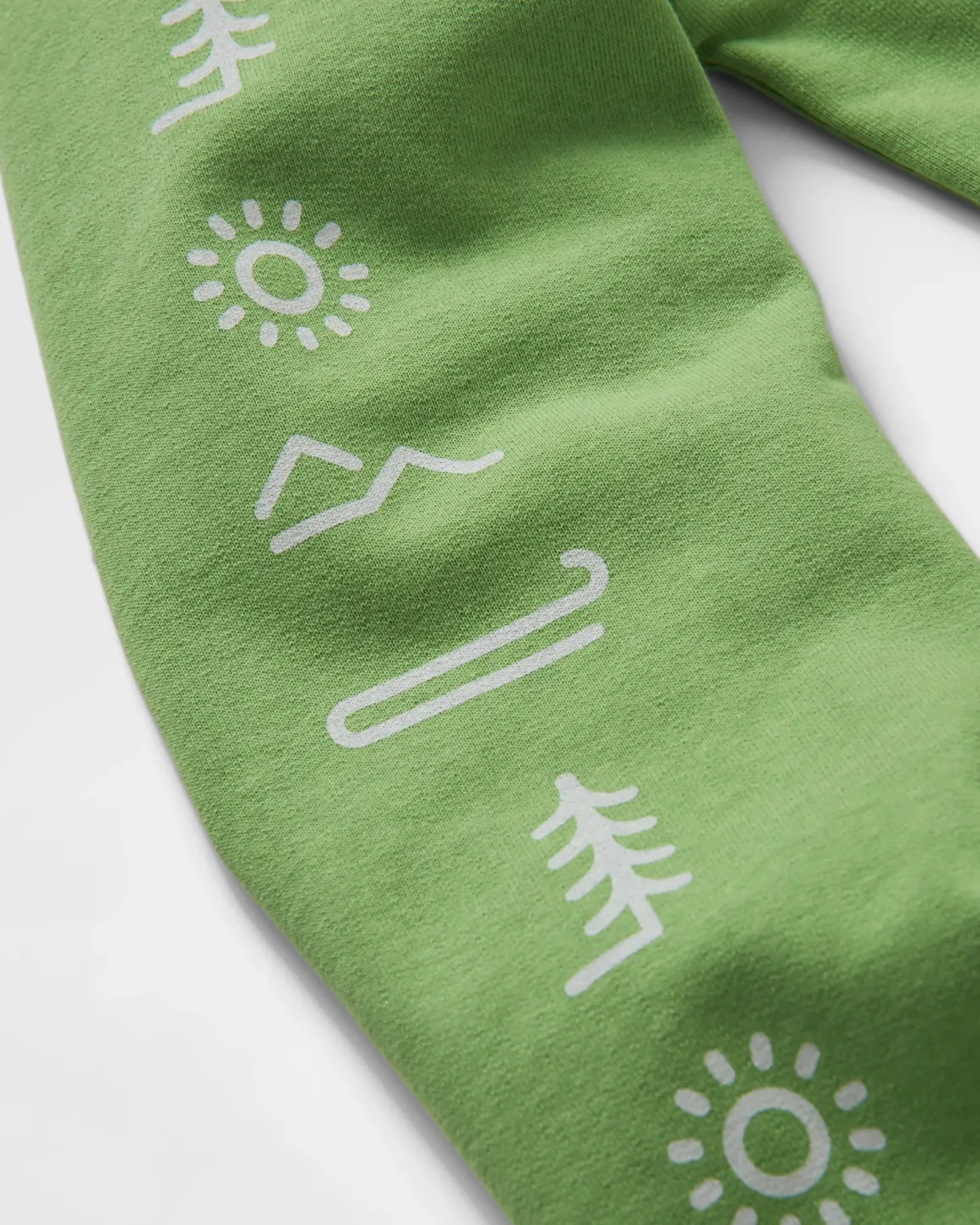 Phoenix Recycled Cotton Oversized Sweatshirt - Pear Green