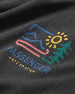 Phoenix Recycled Cotton Oversized Sweatshirt - Black