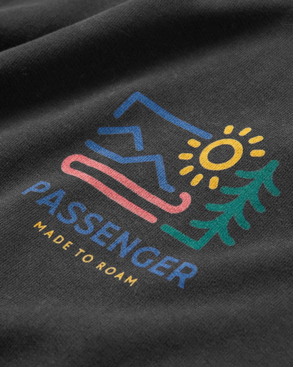 Phoenix Recycled Cotton Oversized Sweatshirt - Black