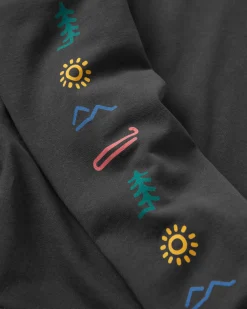 Phoenix Recycled Cotton Oversized Sweatshirt - Black