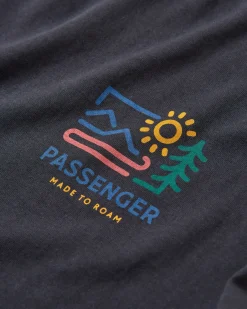 Phoenix Recycled Long Sleeve T-Shirt - Black