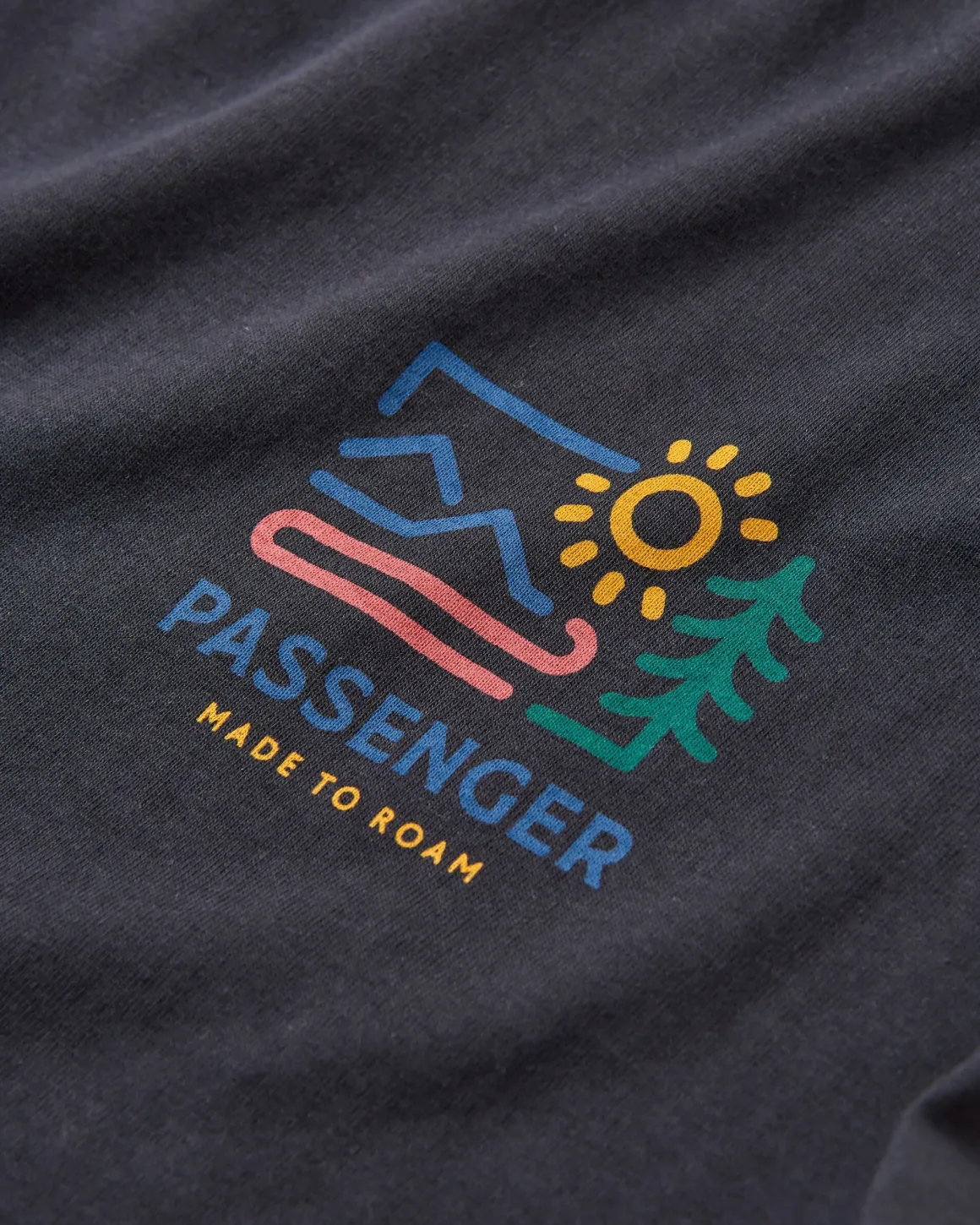 Phoenix Recycled Long Sleeve T-Shirt - Black