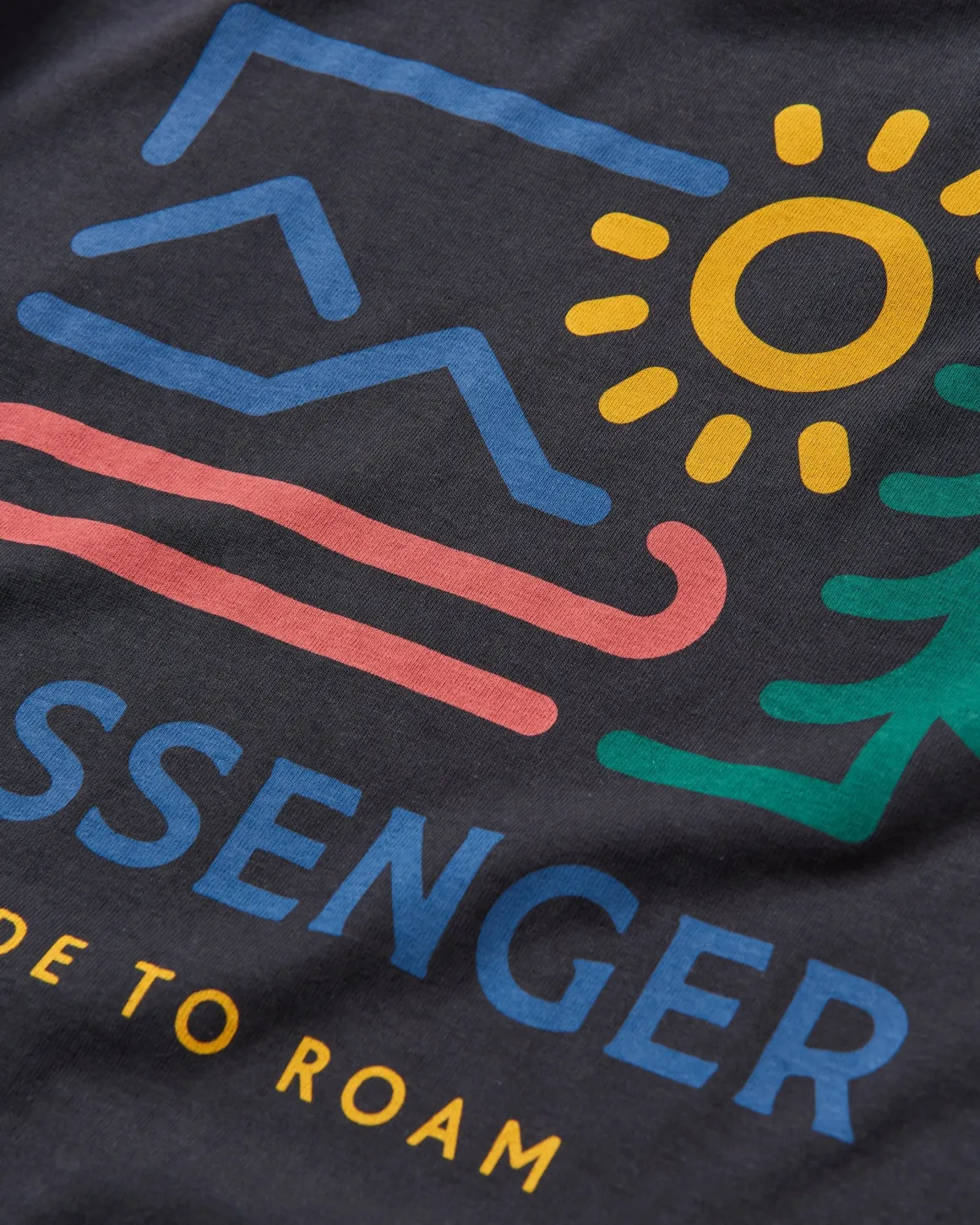 Phoenix Recycled Long Sleeve T-Shirt - Black