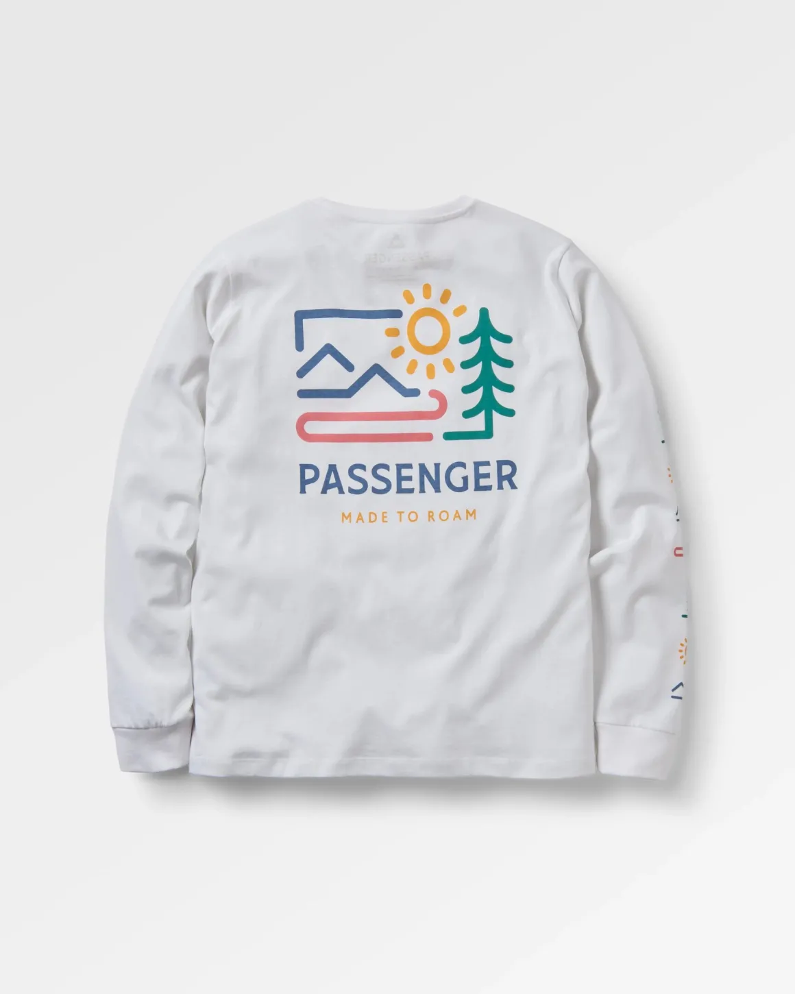 Phoenix Recycled Long Sleeve T-Shirt - White