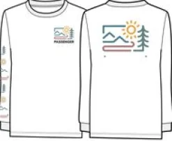 Phoenix Recycled Long Sleeve T-Shirt - White