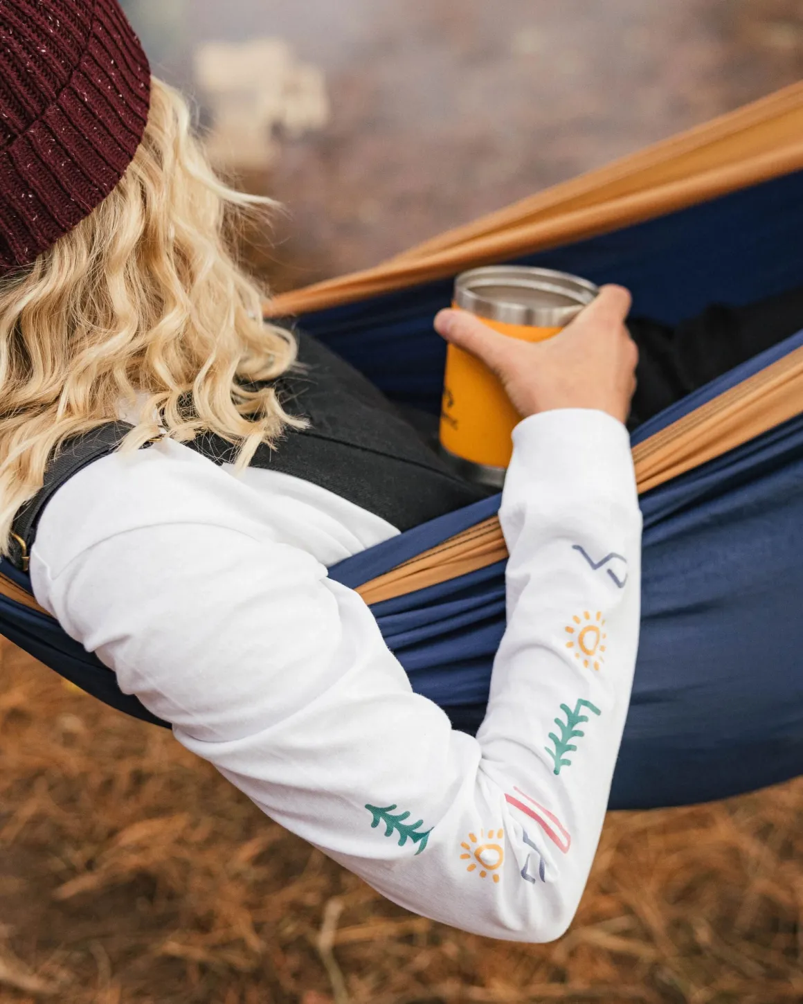 Phoenix Recycled Long Sleeve T-Shirt - White