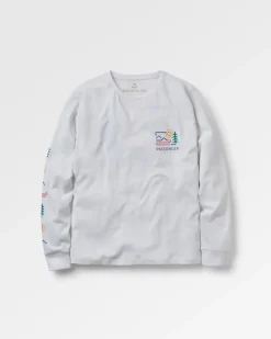 Phoenix Recycled Long Sleeve T-Shirt - White