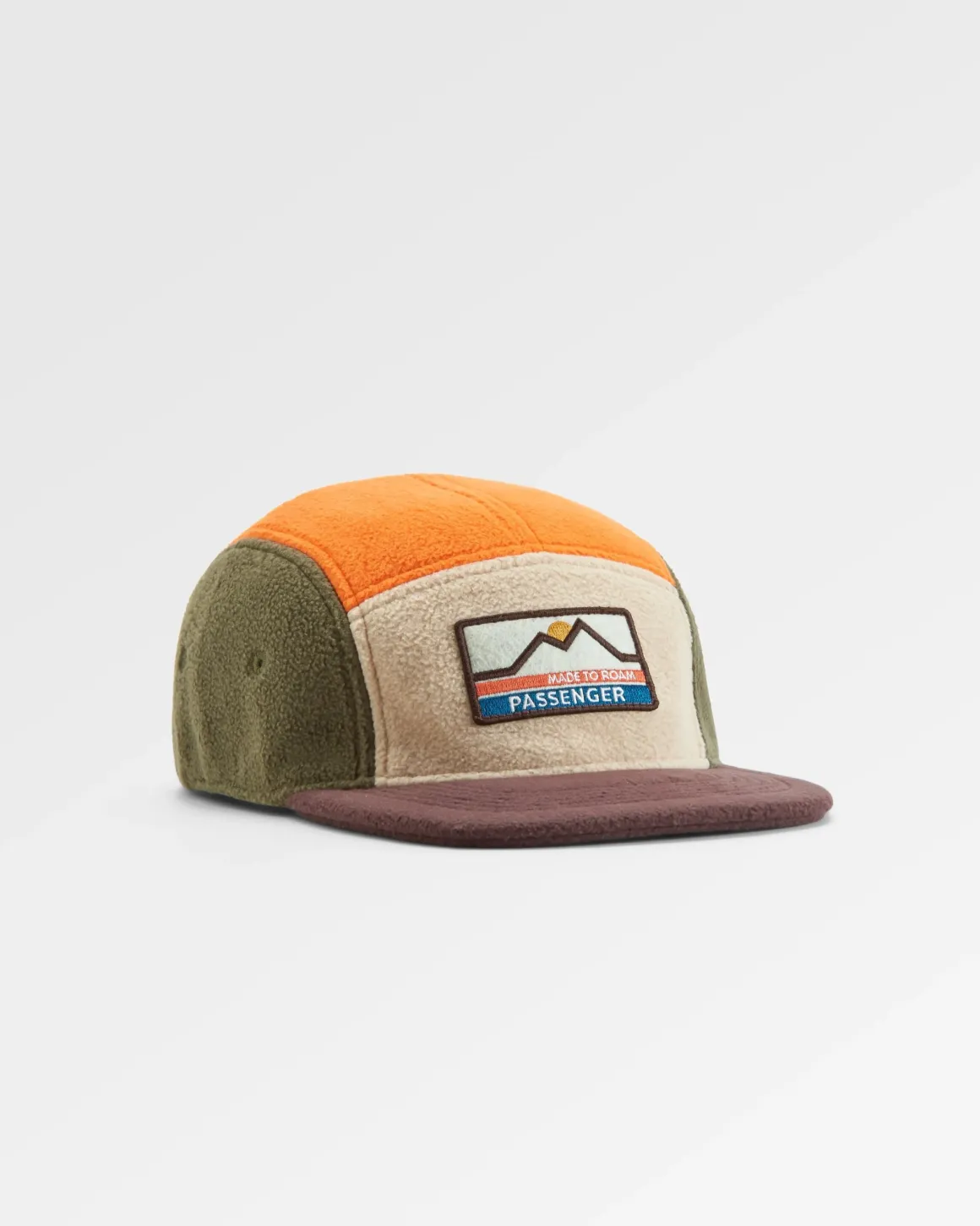 Pine Recycled Polar Fleece Hat - Sunrise Orange Multi
