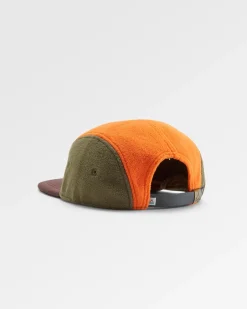 Pine Recycled Polar Fleece Hat - Sunrise Orange Multi