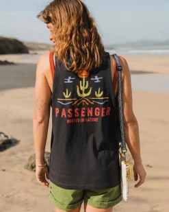 Planted Recycled Cotton Tank Top - Black