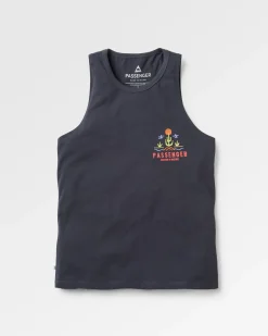 Planted Recycled Cotton Tank Top - Black