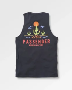 Planted Recycled Cotton Tank Top - Black