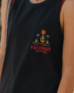 Planted Recycled Cotton Tank Top - Black