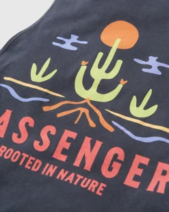 Planted Recycled Cotton Tank Top - Black