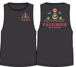 Planted Recycled Cotton Tank Top - Black