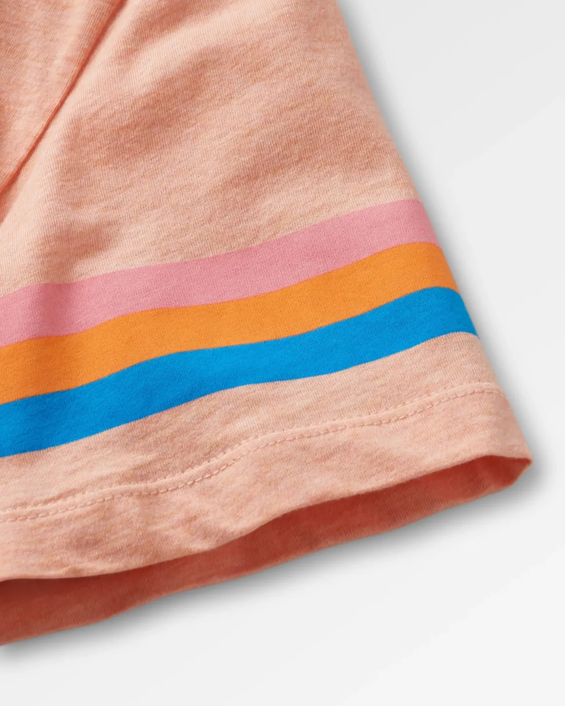 Poinsettia Organic Cotton T-Shirt - Soft Apricot Marl