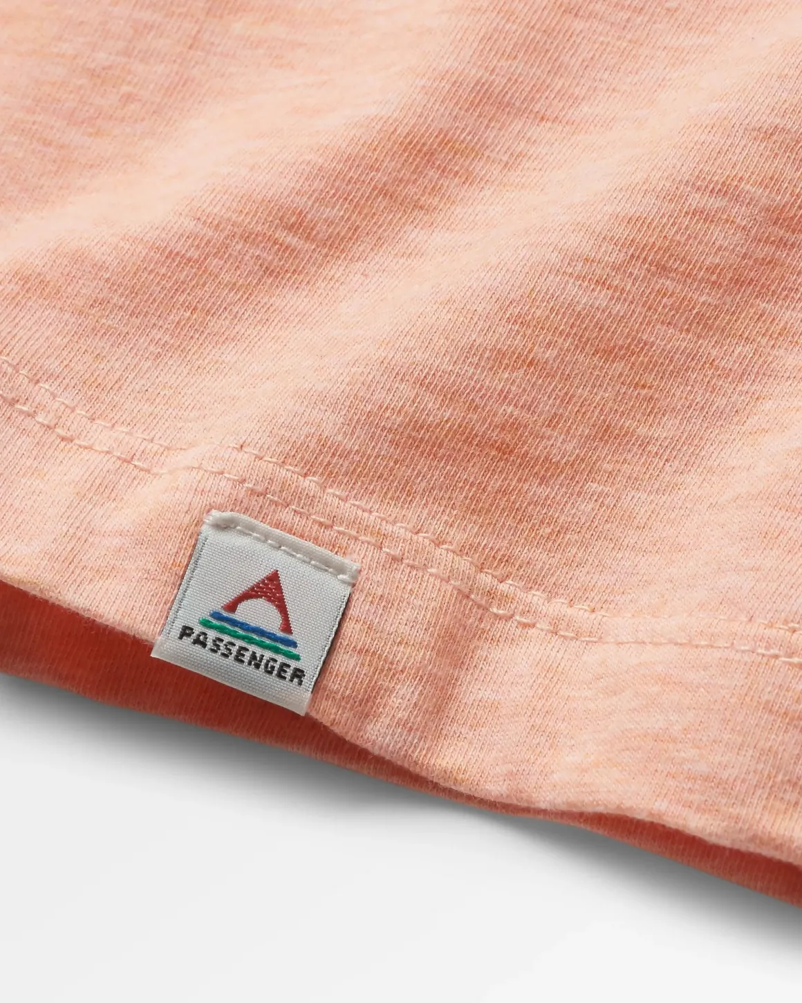 Poinsettia Organic Cotton T-Shirt - Soft Apricot Marl