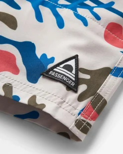 Porto Recycled All Purpose Swim Short - Seaweed Camo Pebble Gray