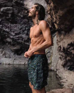 Porto Recycled All Purpose Swim Short - Ocean Current Black