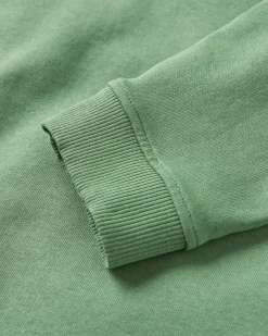 Rainbow Recycled Cotton Oversized Sweatshirt - Dark Ivy