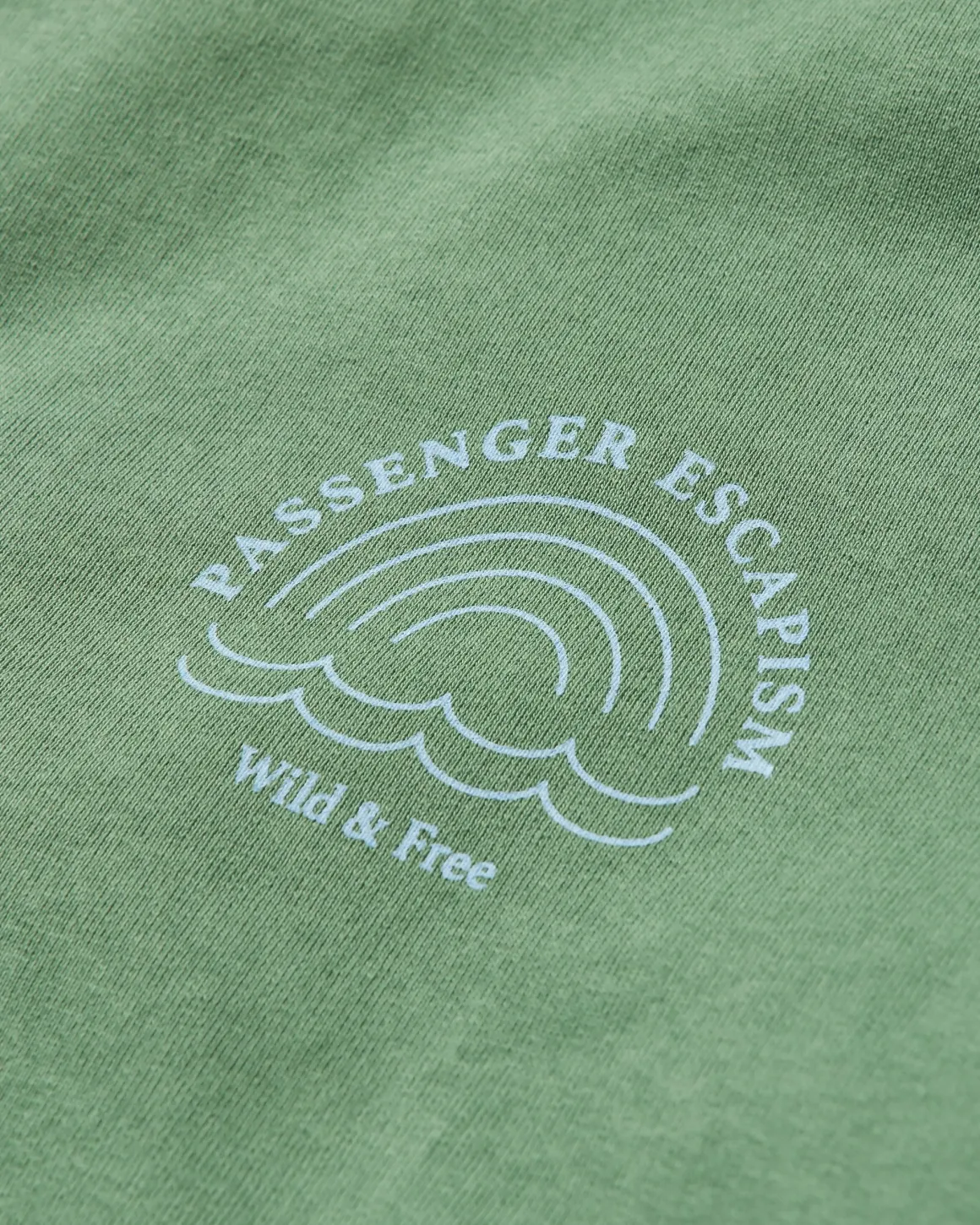 Rainbow Recycled Cotton Oversized Sweatshirt - Dark Ivy