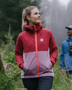 Rainstorm Recycled Waterproof Jacket - Forest Berry/Berry