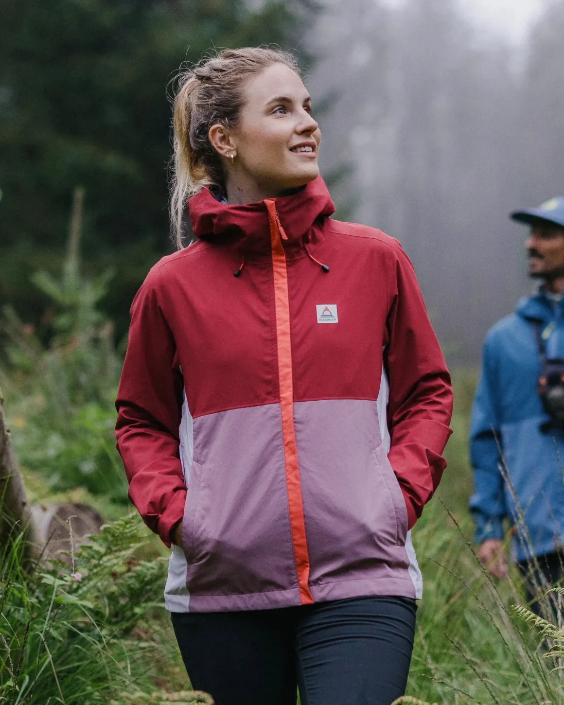Rainstorm Recycled Waterproof Jacket - Forest Berry/Berry
