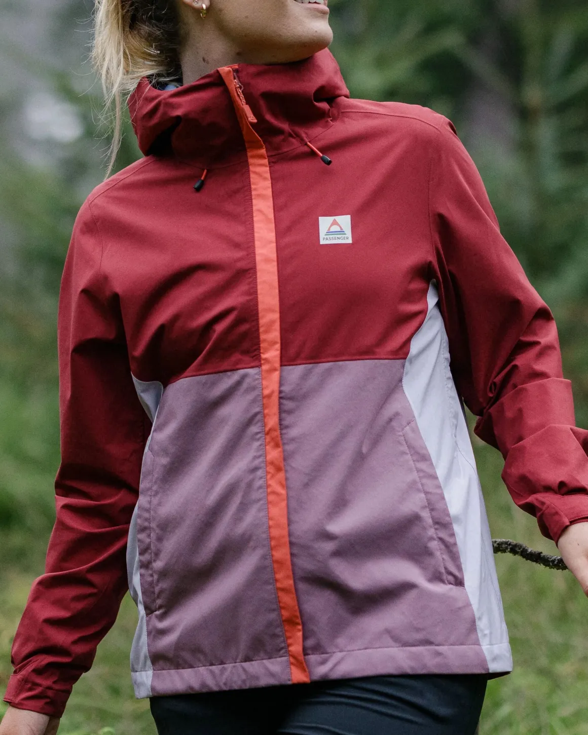 Rainstorm Recycled Waterproof Jacket - Forest Berry/Berry