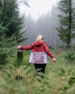 Rainstorm Recycled Waterproof Jacket - Forest Berry/Berry