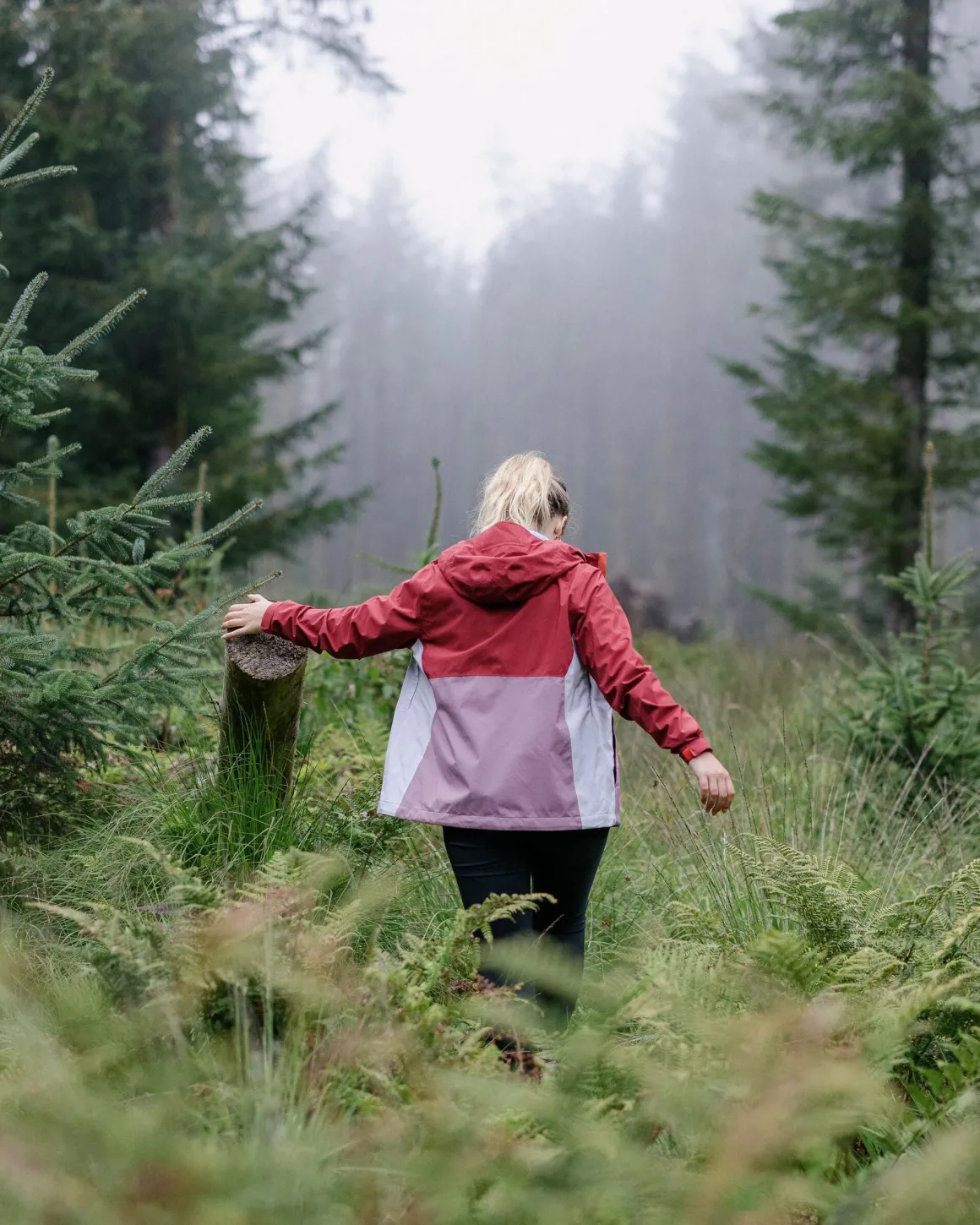 Rainstorm Recycled Waterproof Jacket - Forest Berry/Berry